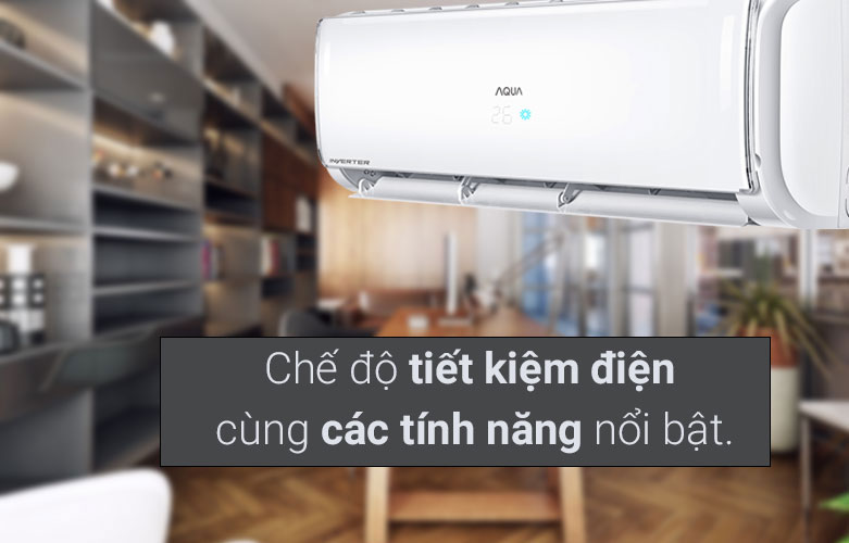 Máy lạnh AQUA AQA-KCRV10TH Inverter 1 HP | Chế độ tiết kiệm điện tốt