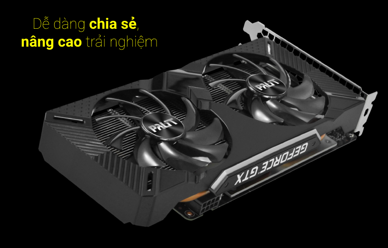 Card màn hình Palit GTX1660TI DUAL 6GB GDDR6 | Dễ dàng nâng cao trải nghiệm