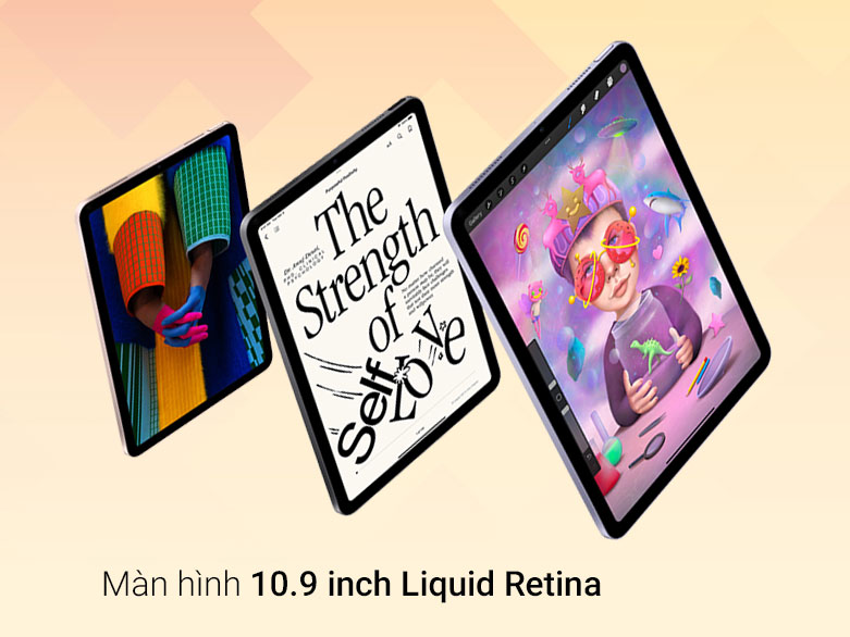Apple đã sử dụng màn hình viền mỏng Liquid Retina 10.9 inch