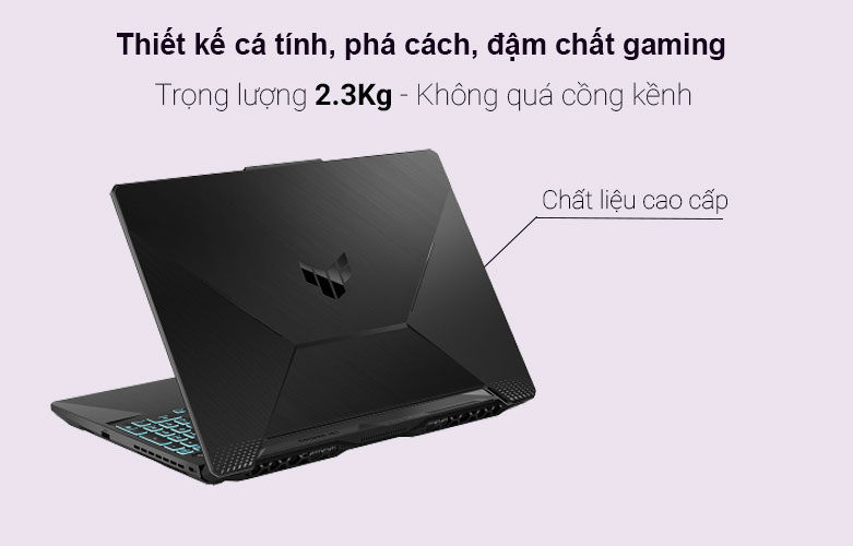  Laptop Asus TUF Gaming FX506LHB-HN188W (i5-10300H) | Chất liệu cao cấp