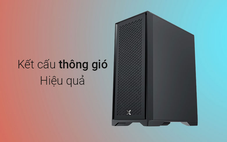 Case máy tính Xigmatek Lux S 3FX (3 FAN X22ARGB) - EN47840 | Kết cấu thông gió hiệu quả