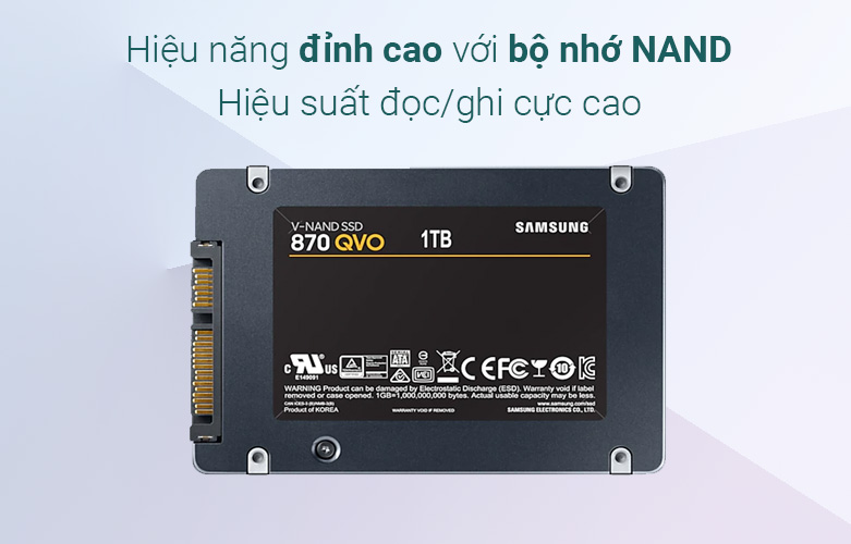 Ổ cứng SSD Samsung 870 QVO 1TB 2.5