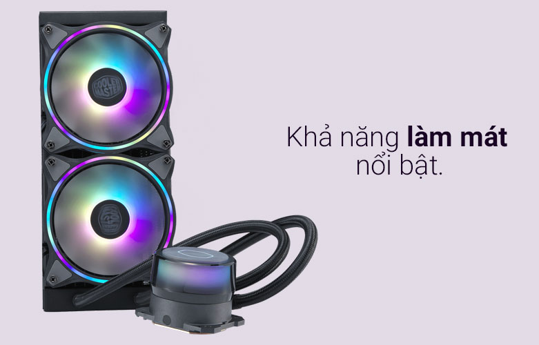 Tản nước CPU AIO Cooler Master ML240 ILLUSION ARGB Gen2 | Làm mát nổi bật