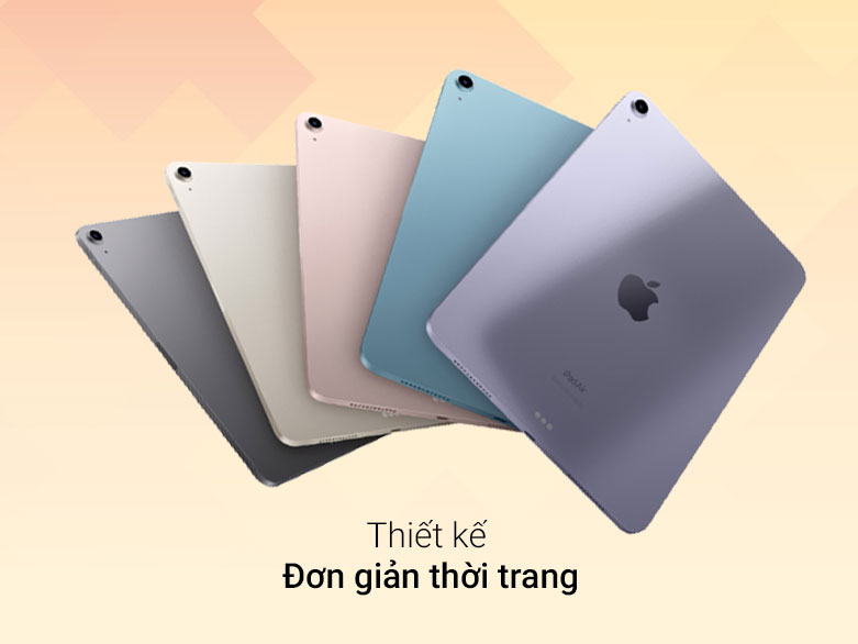 iPad Air 5 (2022) 10.9 inch Wifi 64GB (MM9C3ZA/A) (Space Grey) | Thiết kế đơn giản thời trang