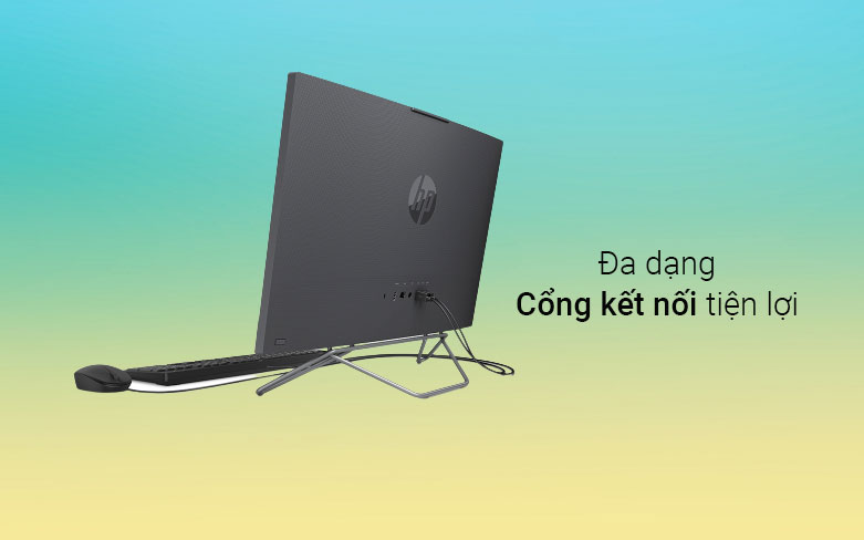 PC HP AIO 205 Pro G8 23.8 inch Full HD (5R3F1PA) | Đa dạng cổng kết nối