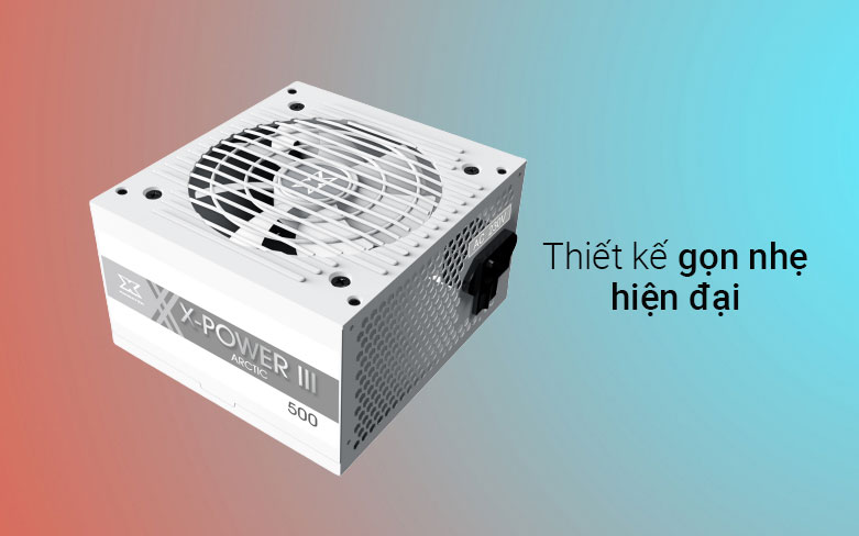 Power Xigmatek X-Power III Arctic 500 (450W) | Thiết kế gọn nhẹ hiện đại