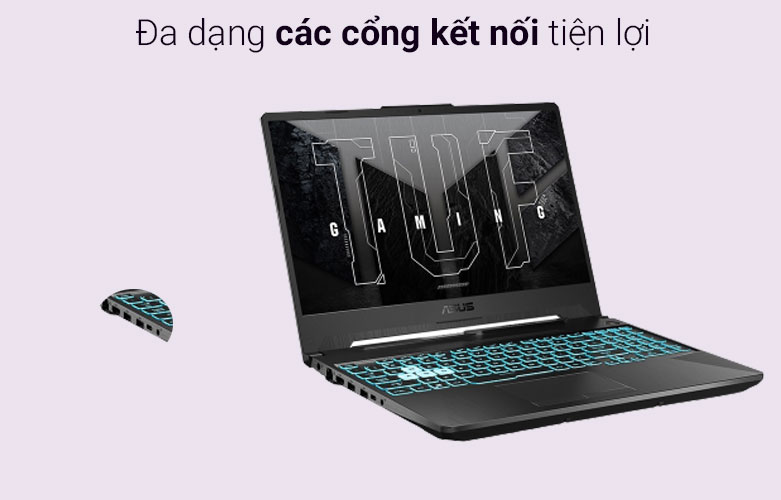  Laptop Asus TUF Gaming FX506LHB-HN188W (i5-10300H) | Đa dạng cổng kết nối