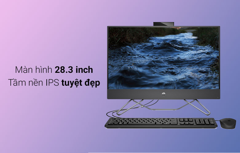 PC HP AIO 205 Pro G8 5R3F2PA | Tấm nền IPS tuyệt đẹp