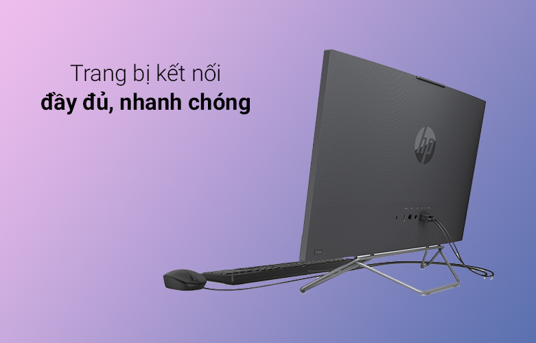 PC HP AIO 205 Pro G8 5R3F2PA | Trang bị kết nối đầy đủ