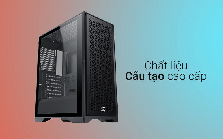 Case máy tính Xigmatek Lux S 3FX (3 FAN X22ARGB) - EN47840 | chất liệu cao cấp