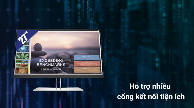 Màn hình LCD HP 23 inch E24t G4 | Đa dạng cổng kết nối