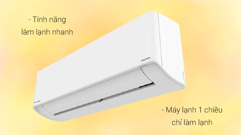 Máy lạnh Casper HC-09IA32 Inverter 1 HP (9000 BTU) | Tính năng làm lạnh nhanh