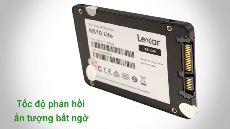 Ổ cứng SSD Lexar 2.5" 128GB Sata III 6Gb/s | Tốc độ phản hồi bất ngờ