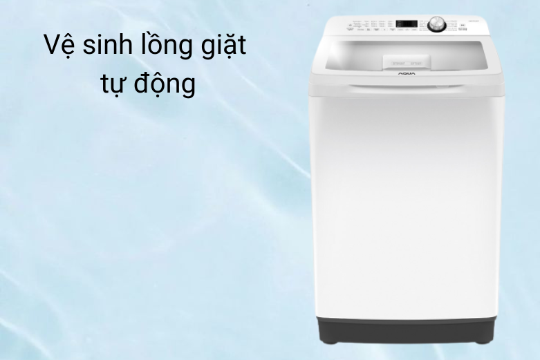 Máy giặt Aqua 10 kg AQW-FR100ET(W) | Vệ sinh lồng giặt tự động