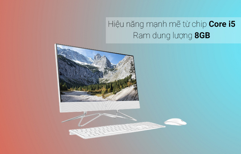 PC HP AIO 22-df1042d 601L8PA | Hiệu năng mạnh mẽ