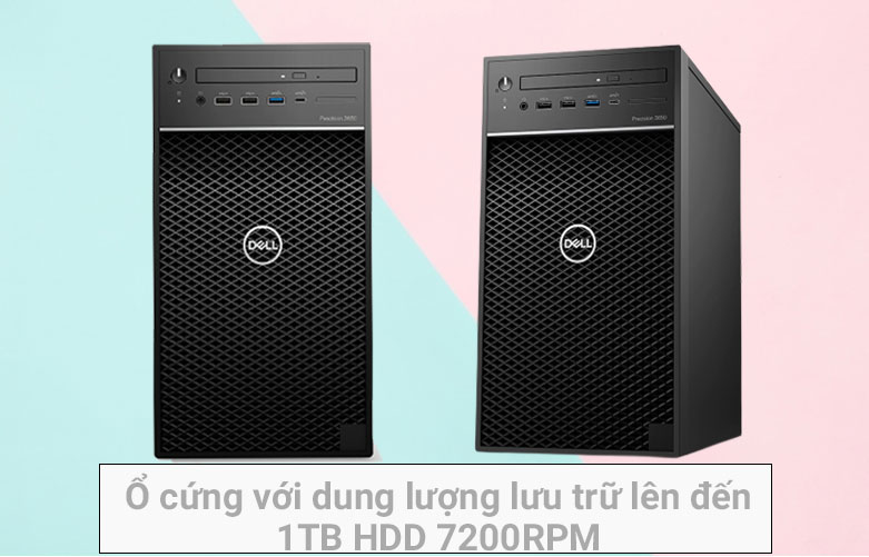 PC Dell Precision 3650 Tower | Dung lượng lưu trữ lớn