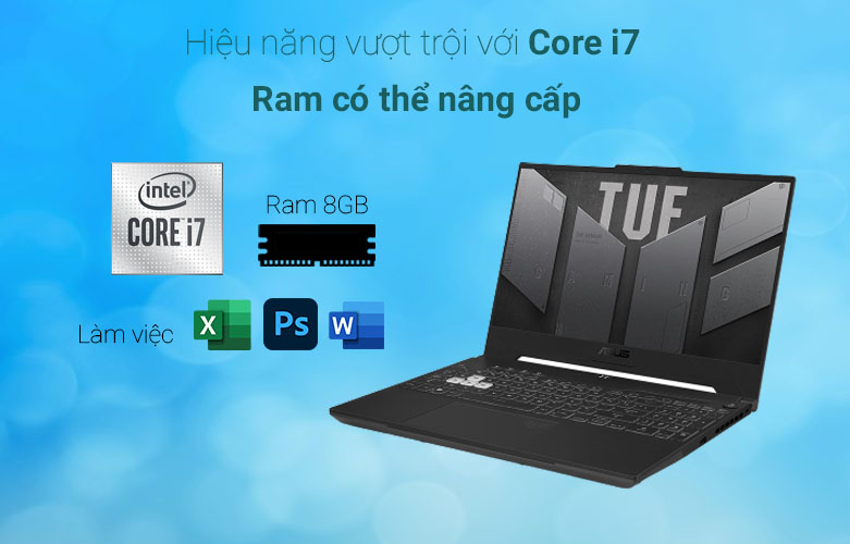 Laptop ASUS TUF Gaming FX507ZC-HN124W 90NR08W2-M007R0 | Hiệu năng vượt trội