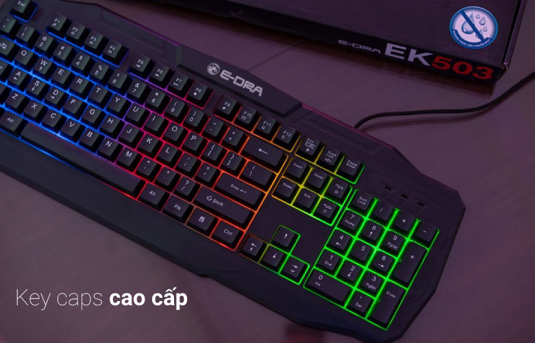 Bàn phím giả cơ E-dra EK503 | Key caps cao cấp