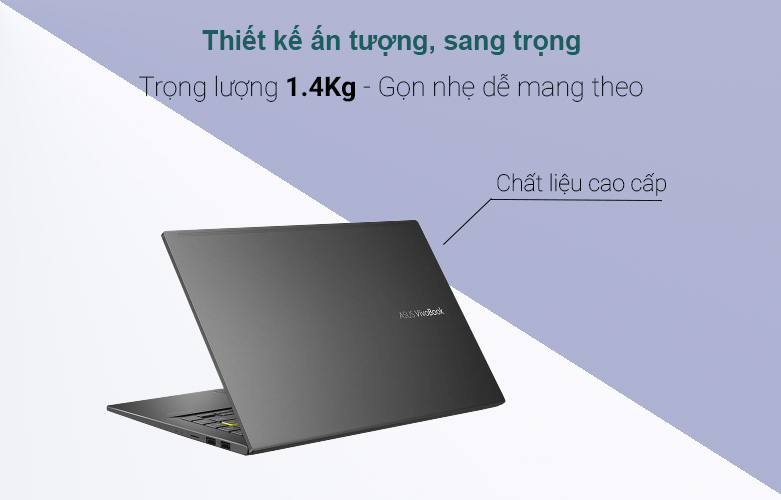 Laptop ASUS A415EA (EB1474W) | Thiết kế ấn tượng sang trọng