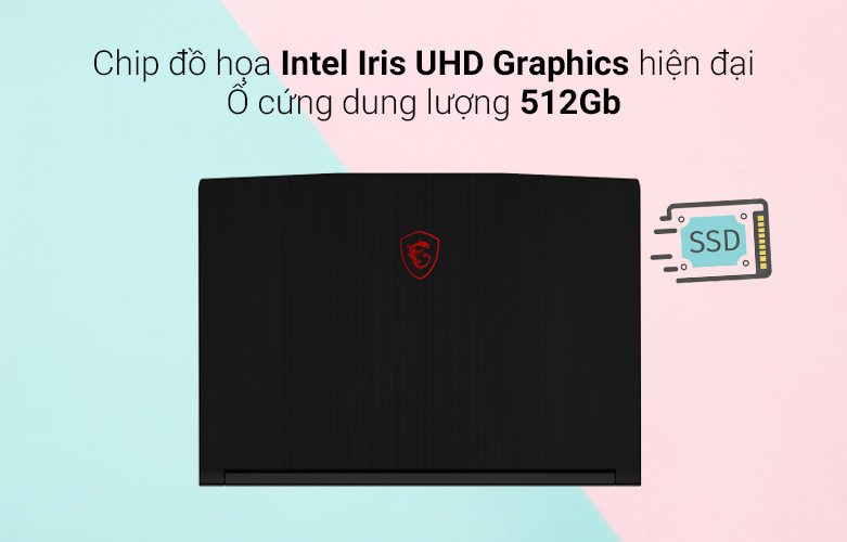 Laptop MSI GF63 Thin 11SC 662 VN | Chip đồ họa hiện đại