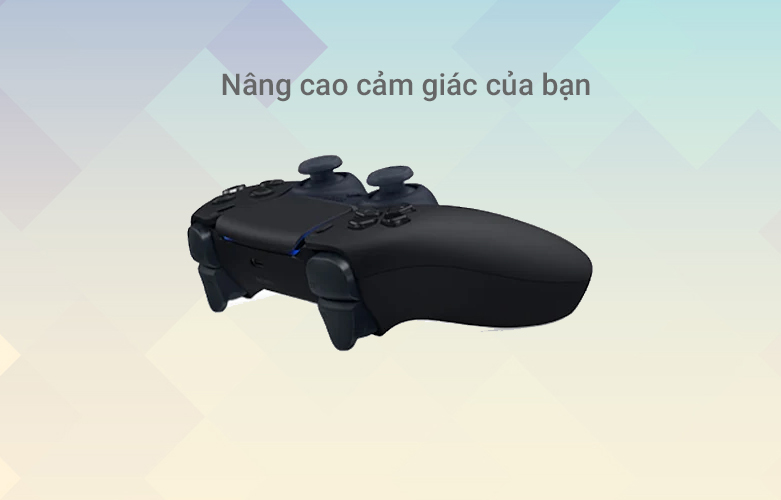 Tay cầm Game Pad không dây Sony Playstation PS5 DUALSENSE Black | Nâng cao cảm giác an toàn