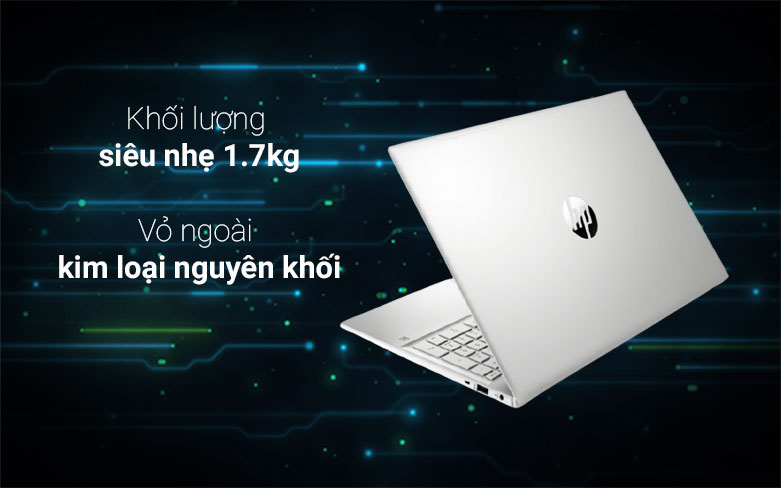 Laptop HP Pavilion 15-eg0539TU (4P5G6PA) (i5-1135G7) (Bạc) | Khối lượng siêu nhẹ