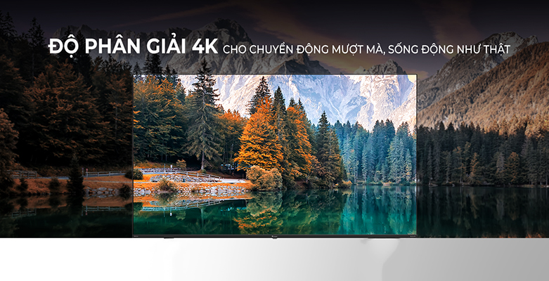 Smart Tivi Casper 4K 50 inch 50UW6000 | Độ phân giải cao