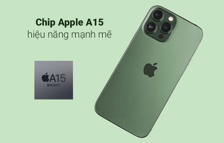 Điện thoại di động iPhone 13 Pro 256GB Alpine Green | Hiệu năng mạnh mẽ