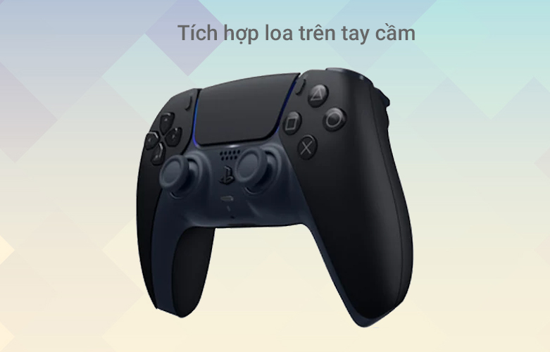 Tay cầm Game Pad không dây Sony Playstation PS5 DUALSENSE Black | Tích hợp loa trên tay cầm