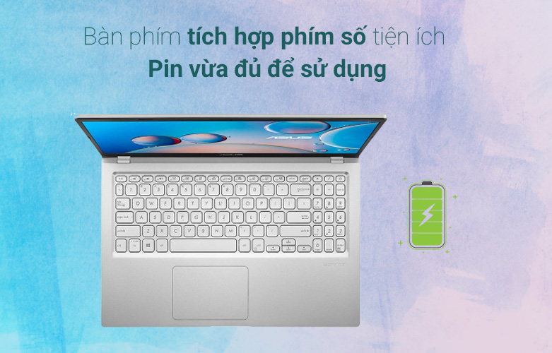 Laptop ASUS X515MA-BR478W 90NB0TH2-M13810 | Bàn phím tích hợp pin ổn định