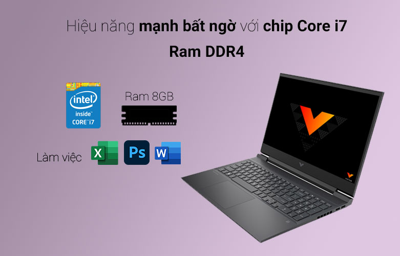 Laptop HP VICTUS 16-d0291TX (5Z9R2PA) | Hiệu năng mạnh mẽ
