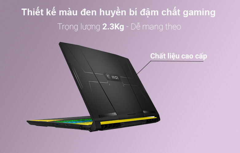 Laptop MSI Crosshair 15 B12UEZ-460VN | Thiết kế đậm chất gaming