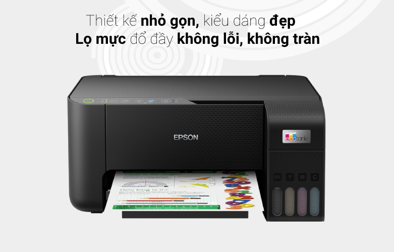 Máy in Epson L3250 | Thiết kế nhỏ gọn hiện đại