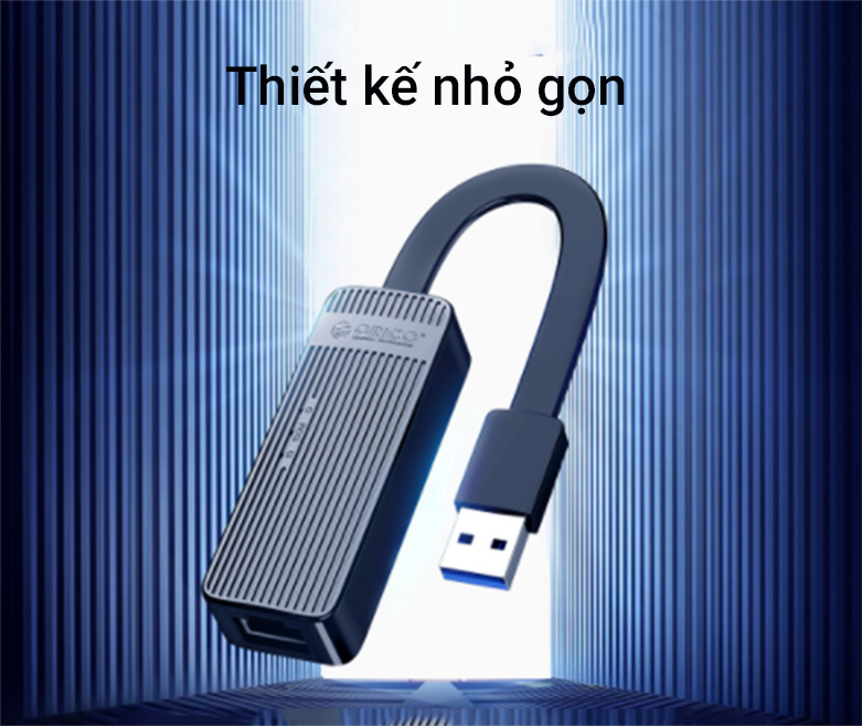 Bộ chuyển USB 3.0 sang LAN ORICO UTK-U3-BK (Đen) | Thiết kế cao cấp