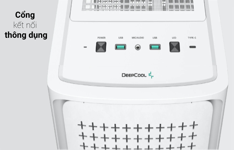 Thùng máy Deepcool CK560 WH | Cổng kết nối thông dụng