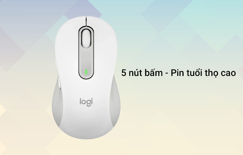 Chuột không dây Logitech M650L | Tuổi thọ pin cao