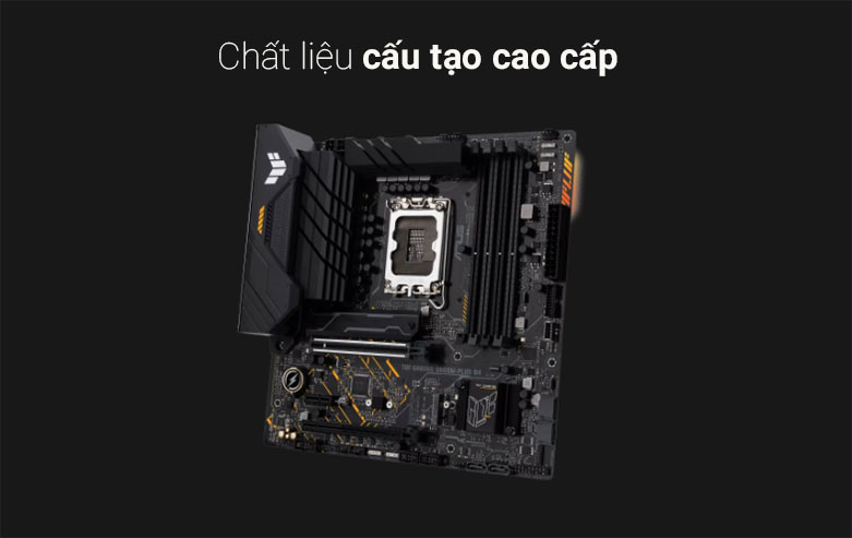 Mainboard Asus TUF Gaming B660M-PLUS D4| Chất liệu cao cấp