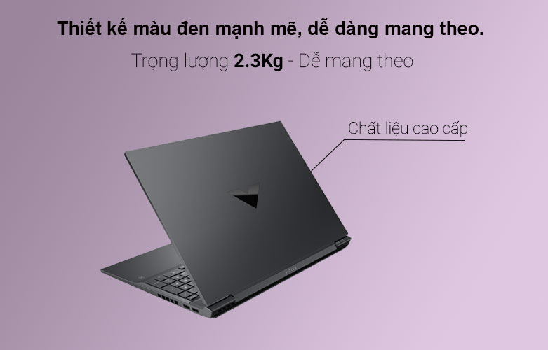 Laptop HP VICTUS 16-d0290TX (5Z9R1PA) | Chất liệu cao cấp