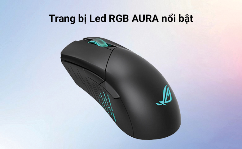 Chuột gaming không dây ASUS ROG Gladius III | Trang bị led nổi bật