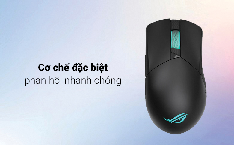 Chuột gaming không dây ASUS ROG Gladius III | Cơ chế nhanh chóng