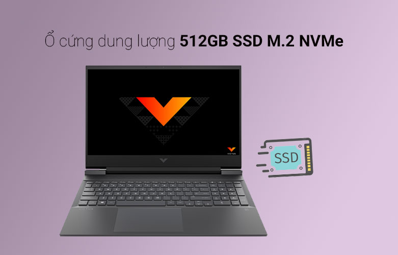 Laptop HP VICTUS 16-d0290TX (5Z9R1PA) | Dung lượng ổ cứng ổn định