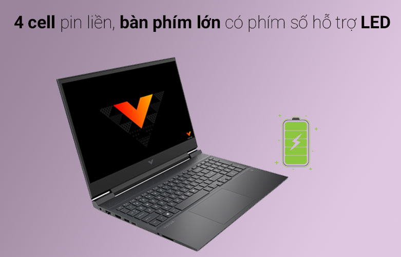 Laptop HP VICTUS 16-d0290TX (5Z9R1PA) | Sử dụng pin ổn định