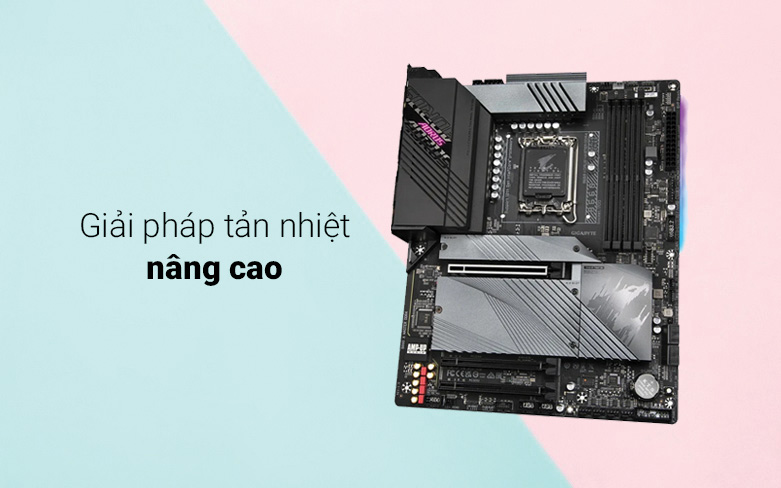 Mainboard GIGABYTE B660 A MASTER DDR4 | Giải pháp tản nhiệt âm thanh