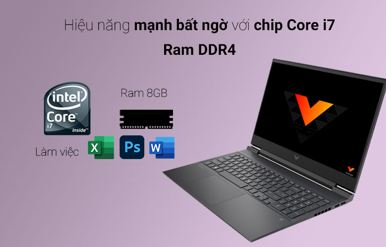 Laptop HP VICTUS 16-d0290TX (5Z9R1PA) | Hiệu năng mạnh mẽ