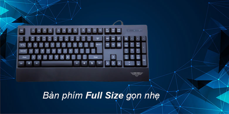 Bàn phím Newmen E400 của thương hiệu Newmen | Bàn phím full size gọn nhẹ