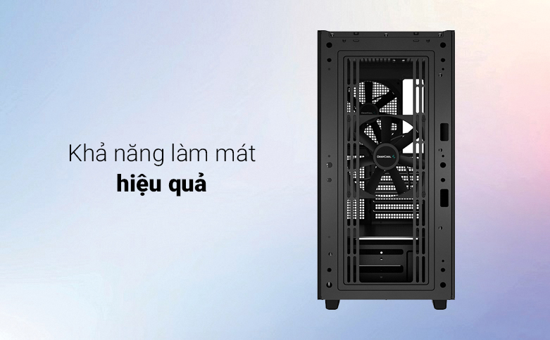 Thùng máy/ Case Deepcool CK500 Black (2 Fan) | Khả năng làm mát tốt