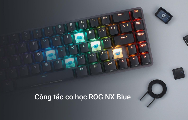 Bàn phím cơ không dây ASUS ROG Falchion | Công tắc cơ học