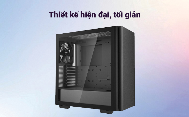 Thùng máy/ Case Deepcool CK500 Black (2 Fan) | Thiết kế hiện đại
