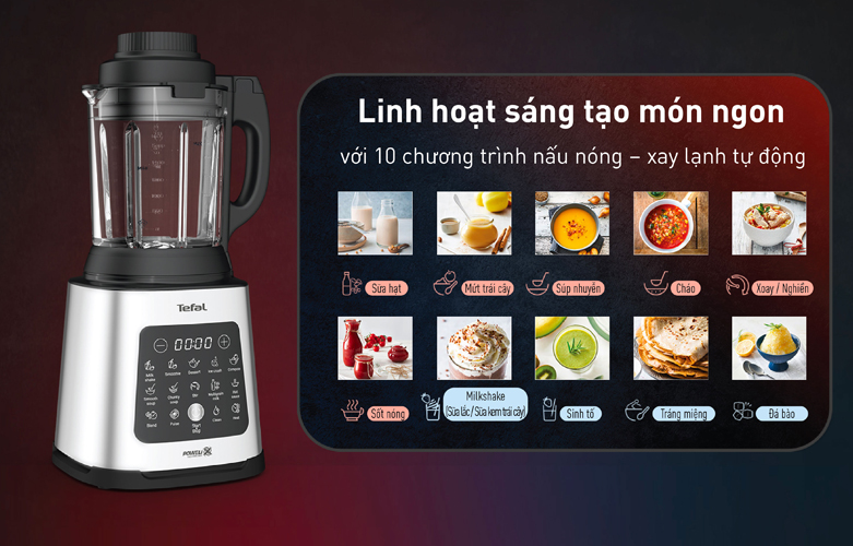 Máy làm sữa hạt sinh tố Tefal BL83SD66 1400W | Linh hoạt sáng tạo món ăn