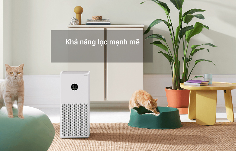 Máy lọc không khí Xiaomi Mi Air Purifier 4 lite BHR5274GL | Khả năng lọc mạnh mẽ